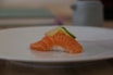 34. Laks Toppet m. Frisk Ingefær & Hvidløg Gourmet Nigiri